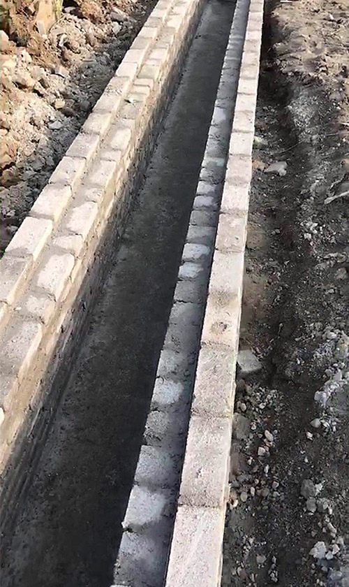 揚州市廣陵區泰安鎮路邊排水溝項目01